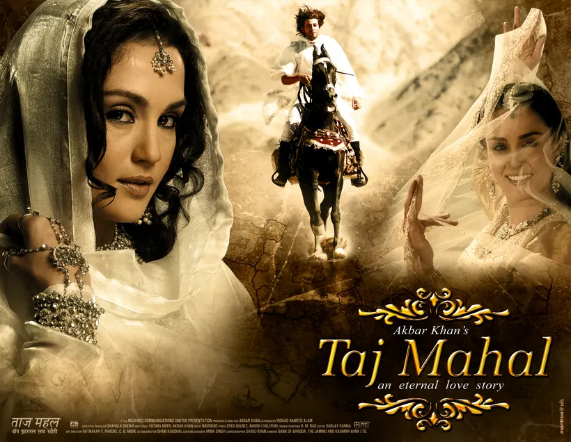 Cinematic key art from Taj Mahal… An Eternal Love Story